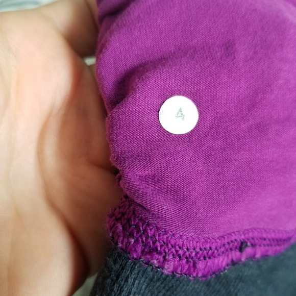 Lululemon Ruched Ribbed Fold Over Leggings 4 - Picture 11 of 12